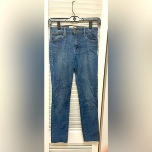FRAME Le High Skinny cropped jeans